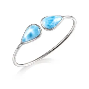 Larimar Bracelet, Sterling