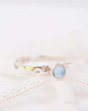 Larimar Ring ~ Sterling Silver 925 ~ MR208