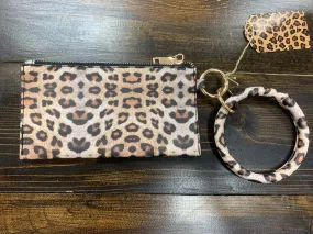 Leopard Wristlet