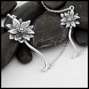 Lotus Pendant in Sterling Silver