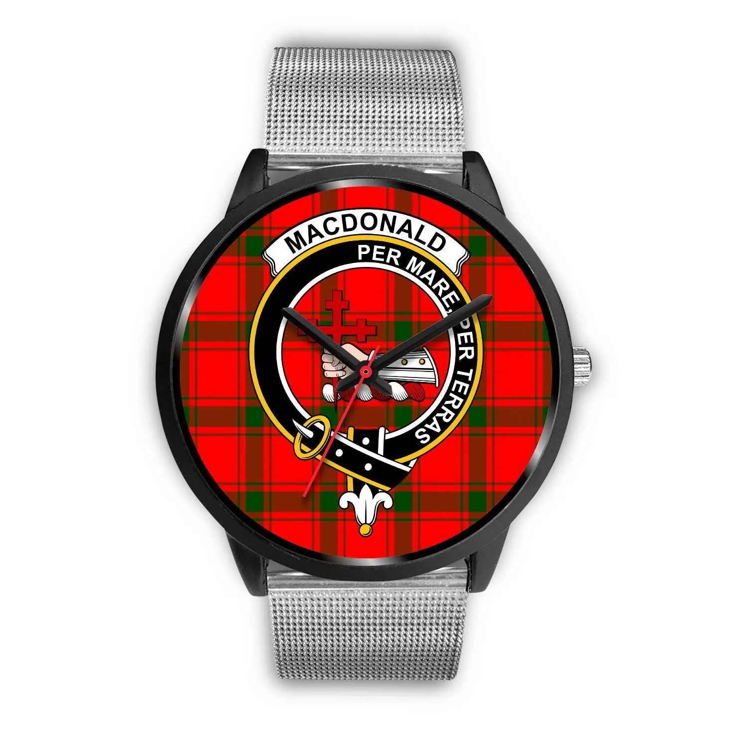 MacDonald Of Sleat Clan Badge Tartan Black Watch