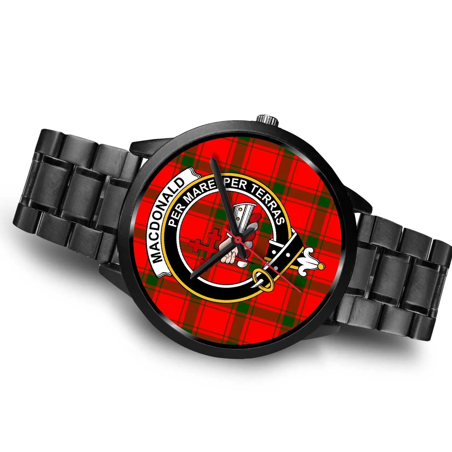 MacDonald Of Sleat Clan Badge Tartan Black Watch