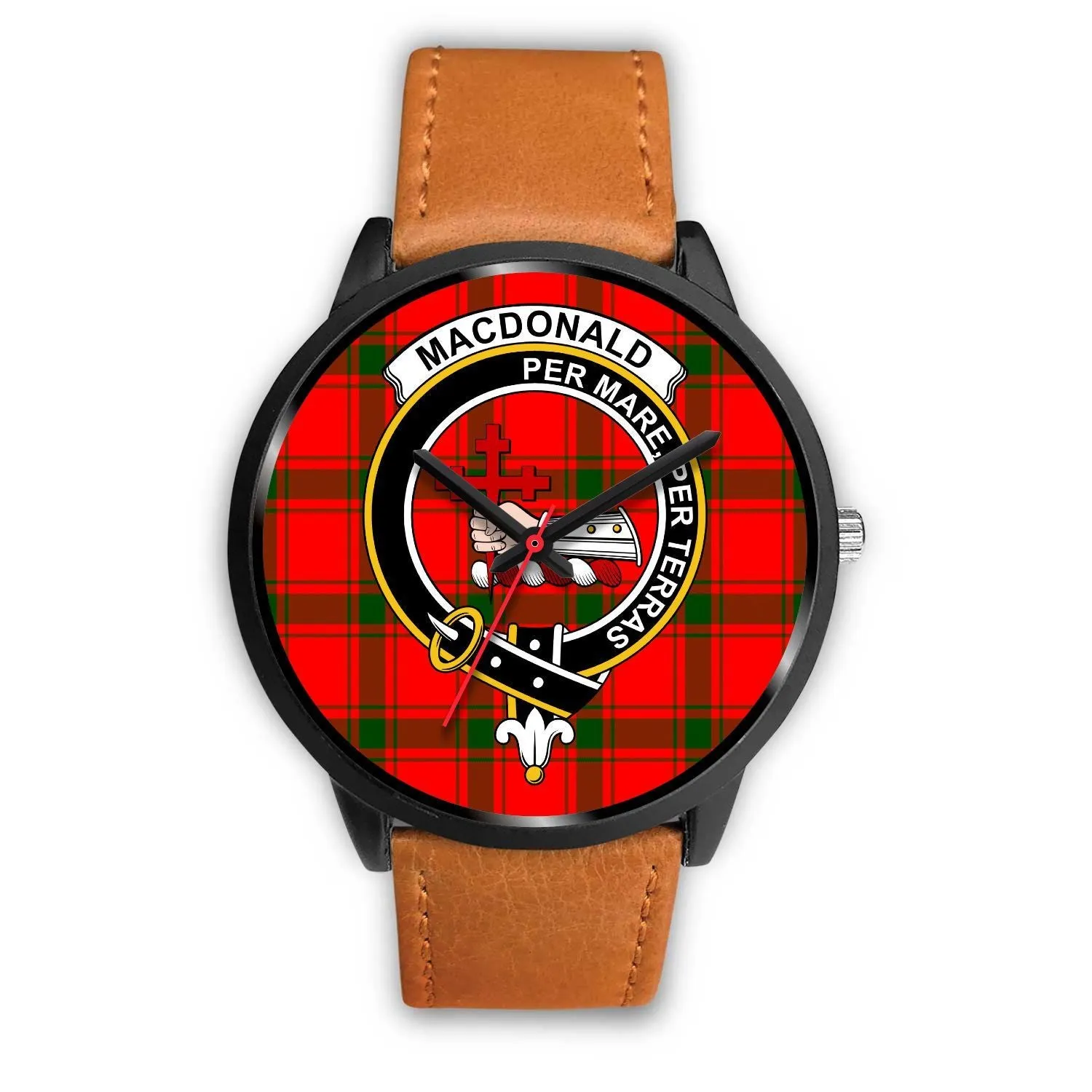 MacDonald Of Sleat Clan Badge Tartan Black Watch