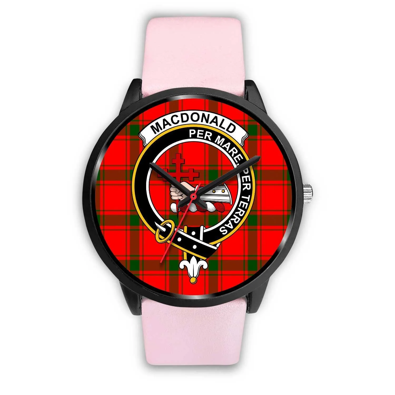 MacDonald Of Sleat Clan Badge Tartan Black Watch