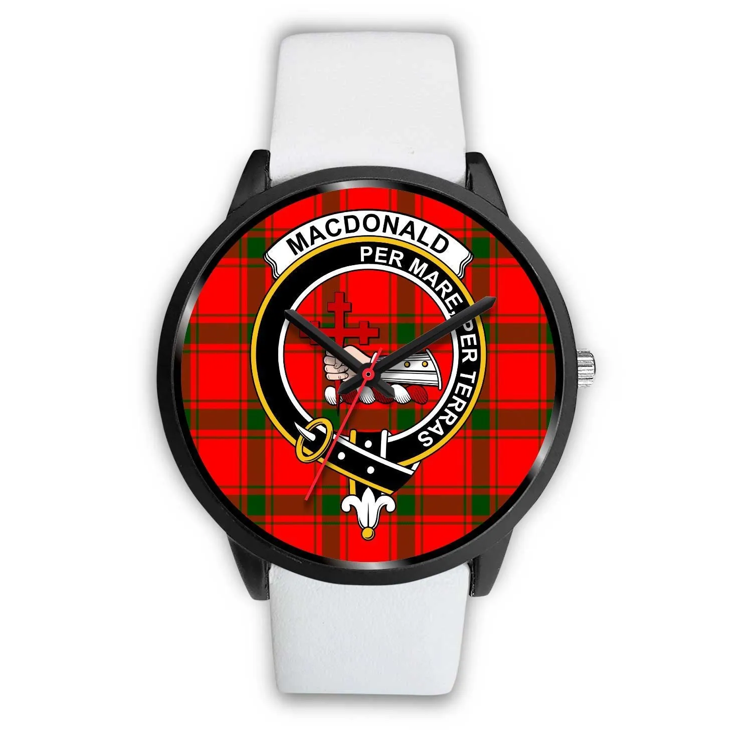 MacDonald Of Sleat Clan Badge Tartan Black Watch