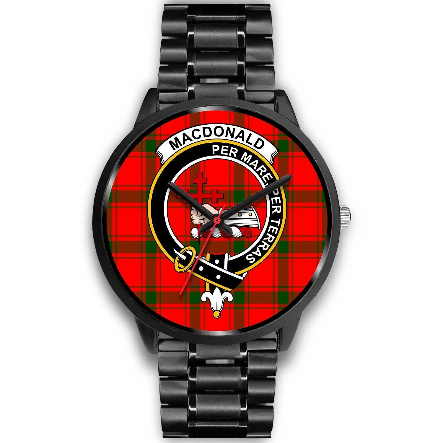 MacDonald Of Sleat Clan Badge Tartan Black Watch