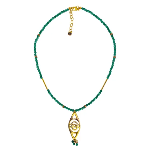 Malachite Eye Necklace