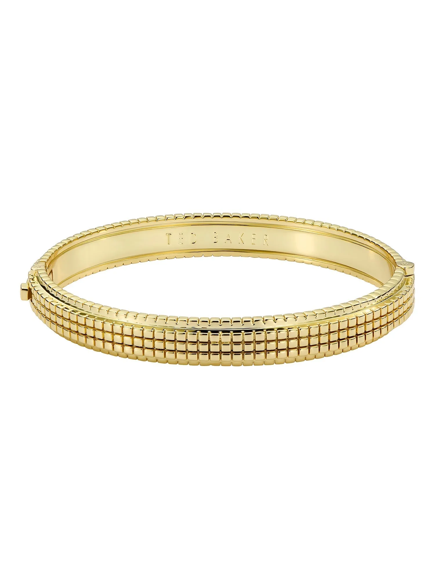 Marelle Matrix Hinged Bangle Metal-Gold