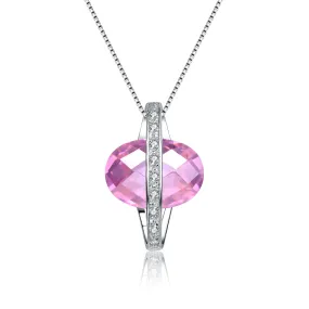 Marguerite Dainty Symmetrical Pink Pendant