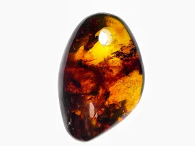 Mexican AMBER Crystal Pendant - Pendant Necklace, Handmade Jewelry, Healing Crystals and Stones, 48524