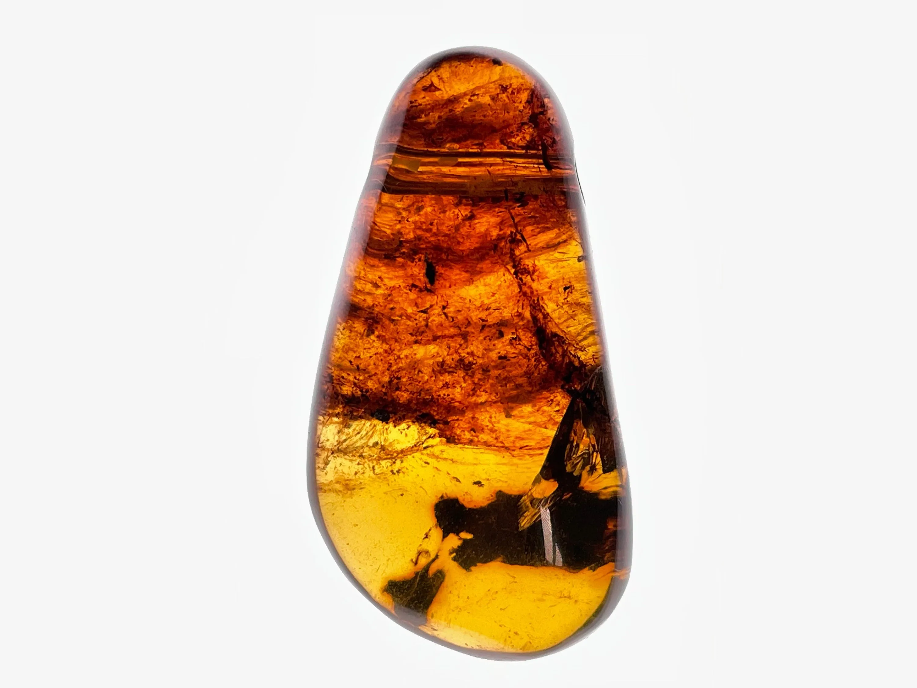 Mexican AMBER Crystal Pendant - Pendant Necklace, Handmade Jewelry, Healing Crystals and Stones, 48529