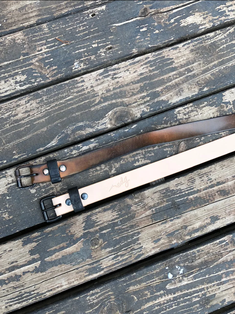 Minimalist Belt (Brass & Nickel Hardware Available)