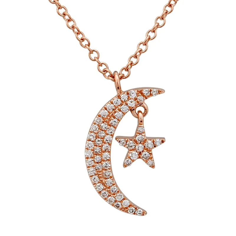 Moon & Star Necklace