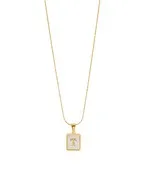 MOP Initial Necklace