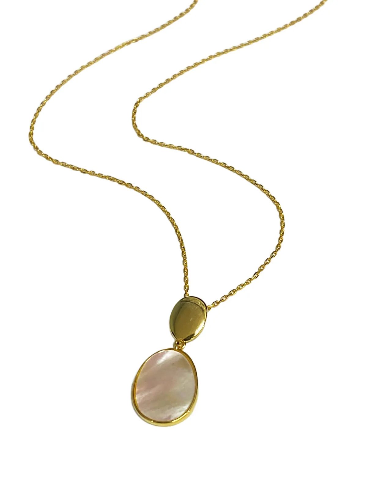 Mother of Pearl Oval Necklace