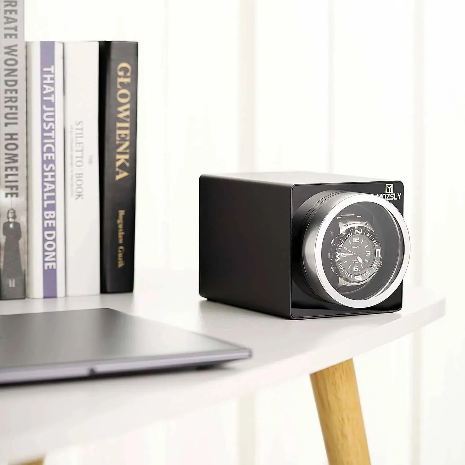 MOZSLY® Single Watch Winder - Space metal Black