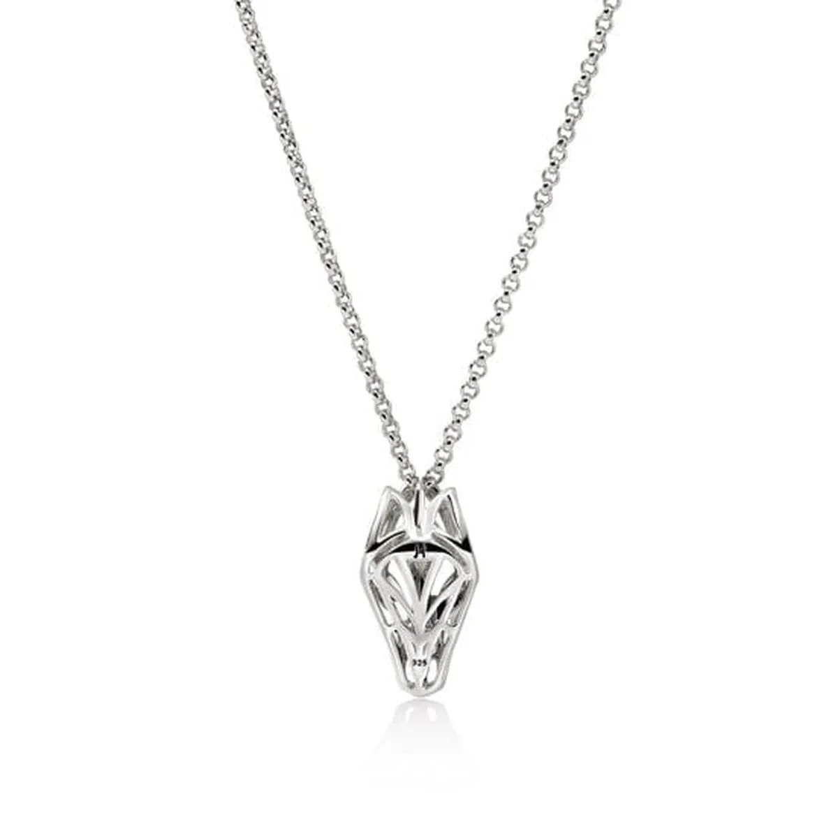 Naga Pendant Necklace, Sterling Silver - NBS603461BSPX18-20