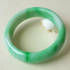 Natural Jade Bangle Jadeite Bangle Internal Diameter 54mm BER013