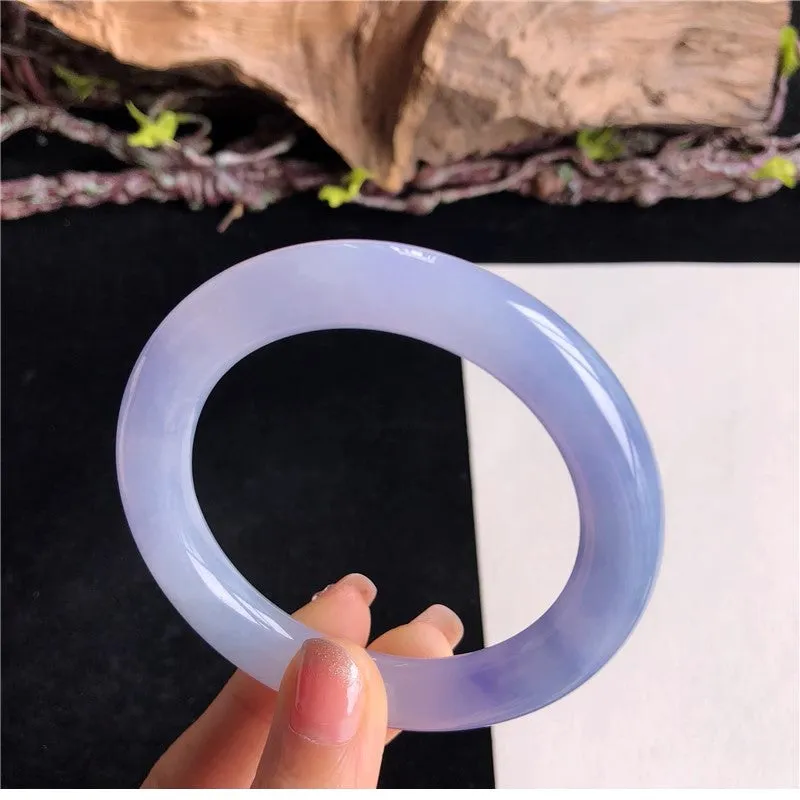 Natural Jade Bangle Jadeite Bangle Internal Diameter 58mm 5P81113-3