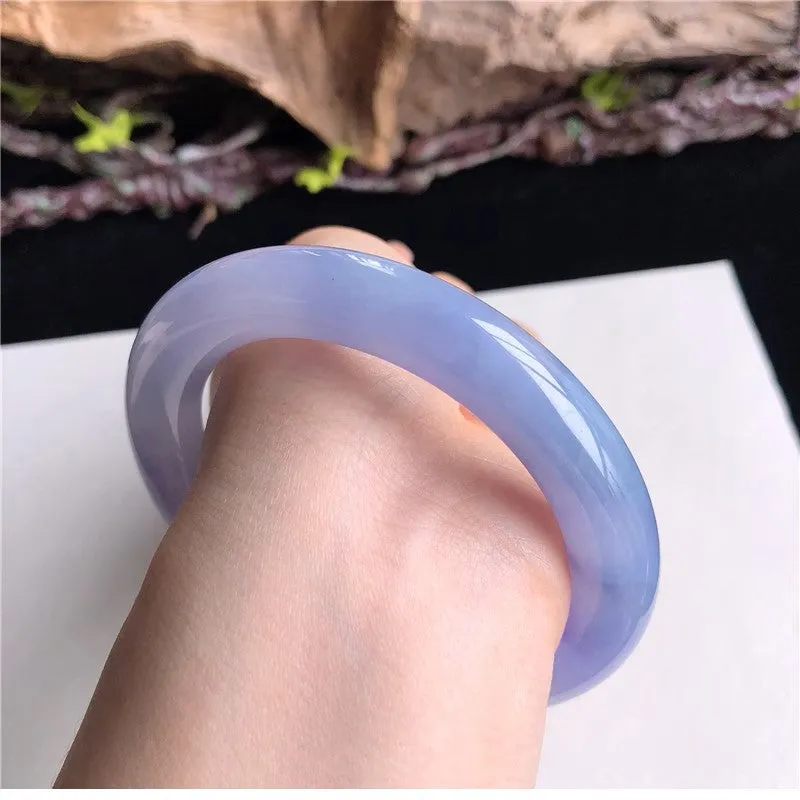 Natural Jade Bangle Jadeite Bangle Internal Diameter 58mm 5P81113-3