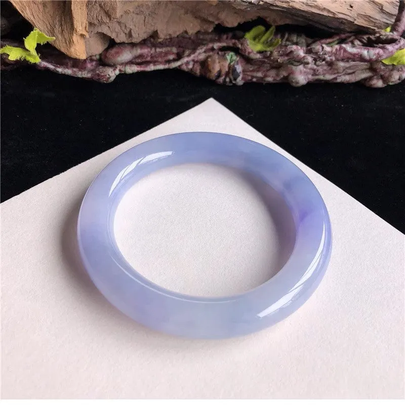 Natural Jade Bangle Jadeite Bangle Internal Diameter 58mm 5P81113-3