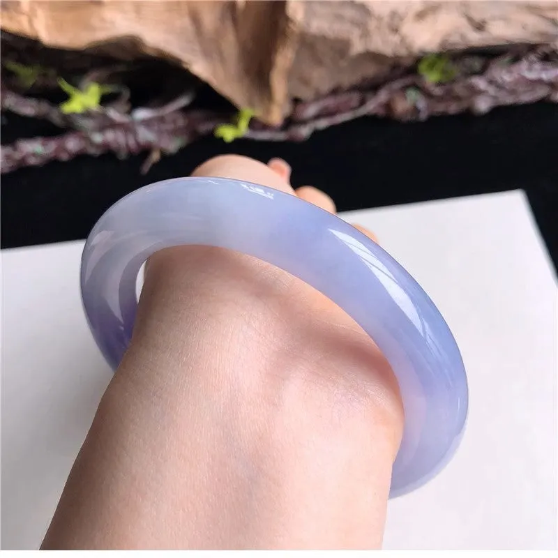 Natural Jade Bangle Jadeite Bangle Internal Diameter 58mm 5P81113-3