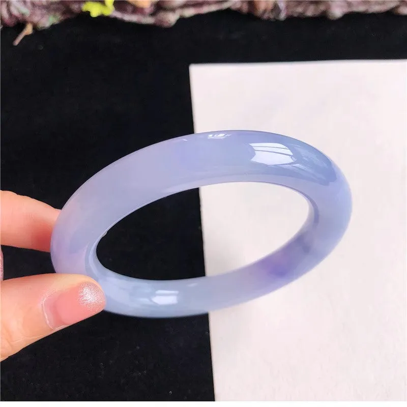 Natural Jade Bangle Jadeite Bangle Internal Diameter 58mm 5P81113-3