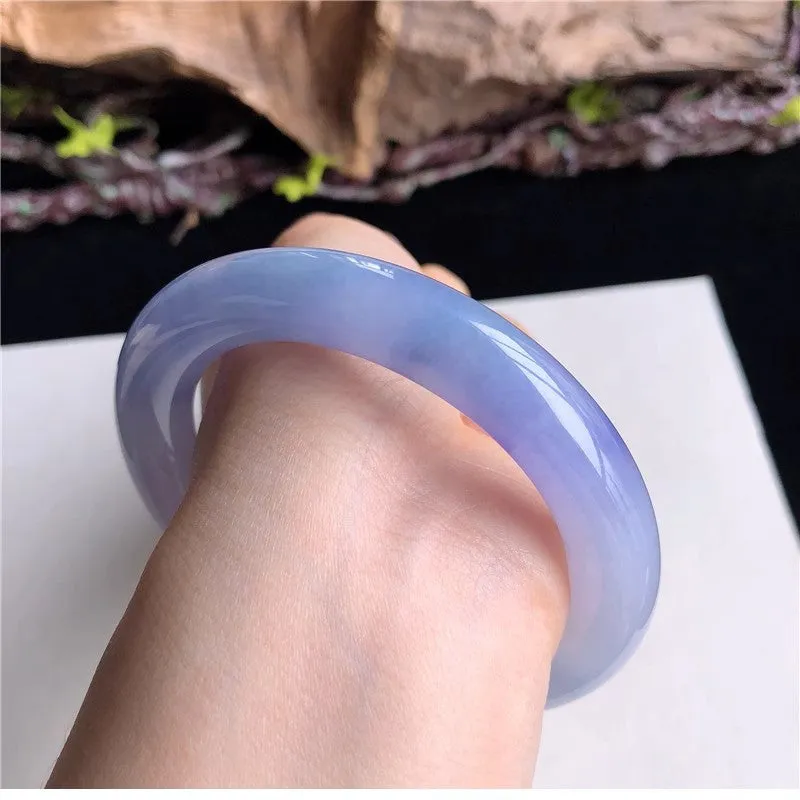 Natural Jade Bangle Jadeite Bangle Internal Diameter 58mm 5P81113-3