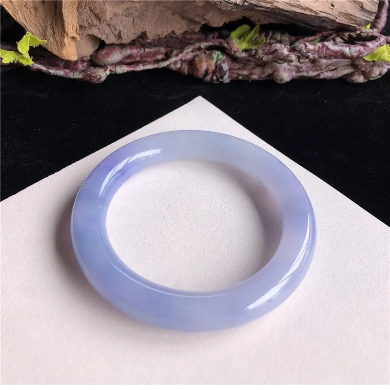 Natural Jade Bangle Jadeite Bangle Internal Diameter 58mm 5P81113-3