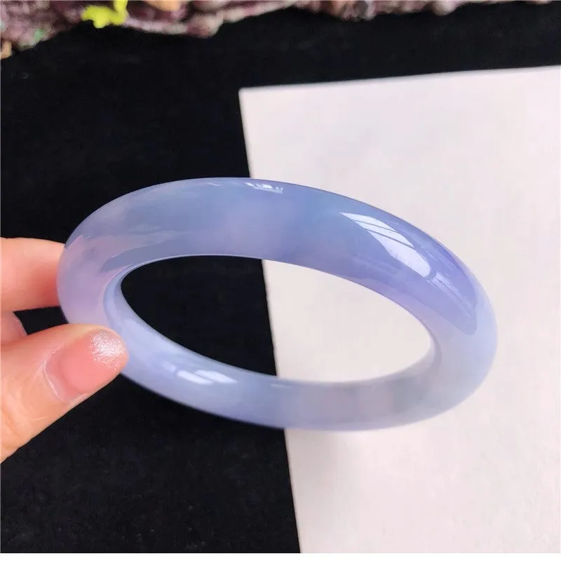 Natural Jade Bangle Jadeite Bangle Internal Diameter 58mm 5P81113-3