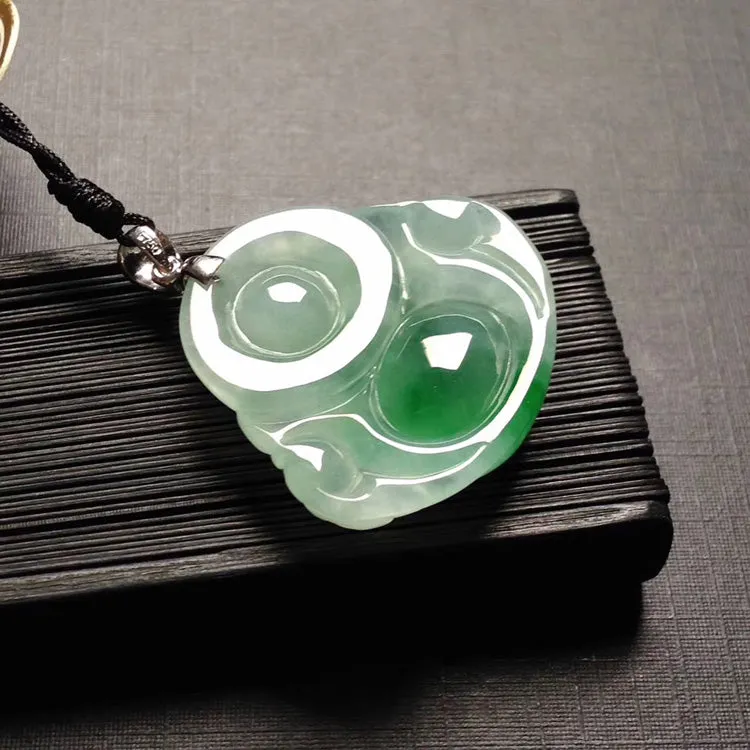 Natural Jade Pendant Jadeite Buddha Pendant PT500