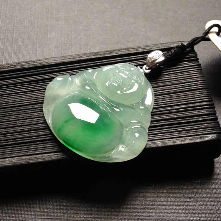 Natural Jade Pendant Jadeite Buddha Pendant PT500