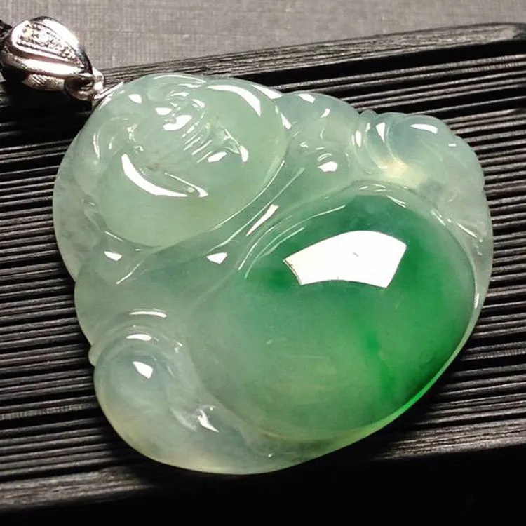 Natural Jade Pendant Jadeite Buddha Pendant PT500