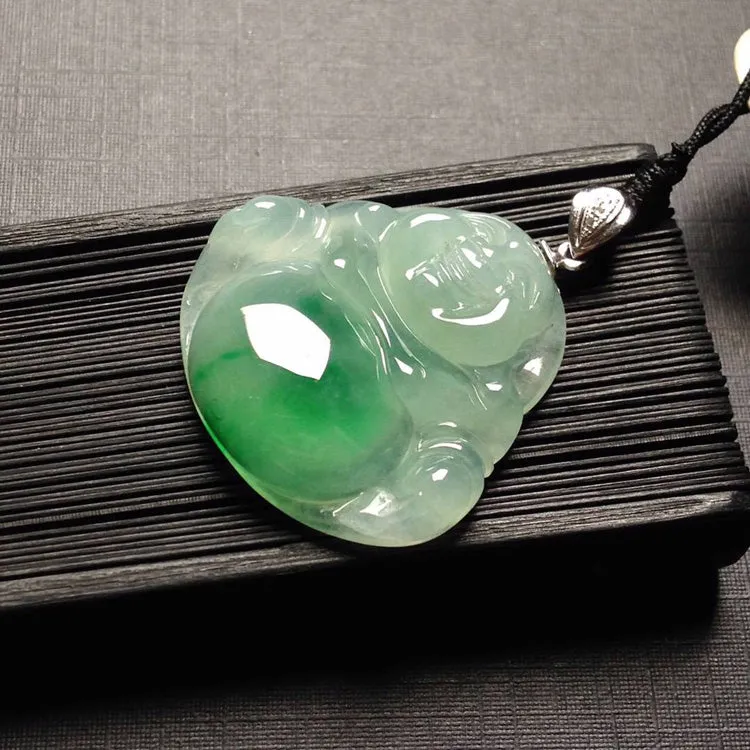 Natural Jade Pendant Jadeite Buddha Pendant PT500