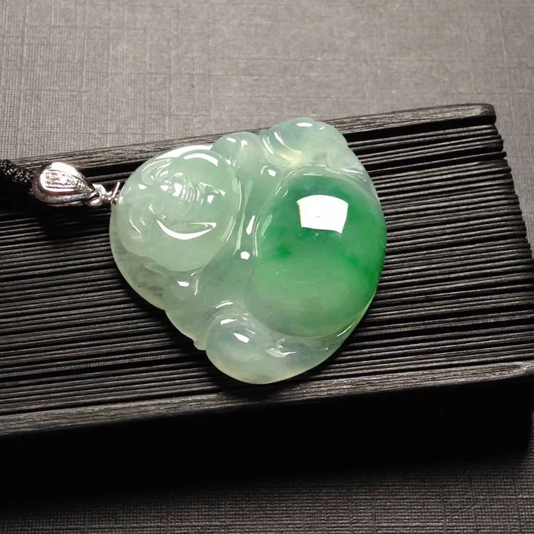 Natural Jade Pendant Jadeite Buddha Pendant PT500