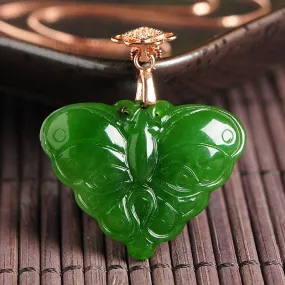 Natural Jade Pendant Nephrite Silver Pendant PT162