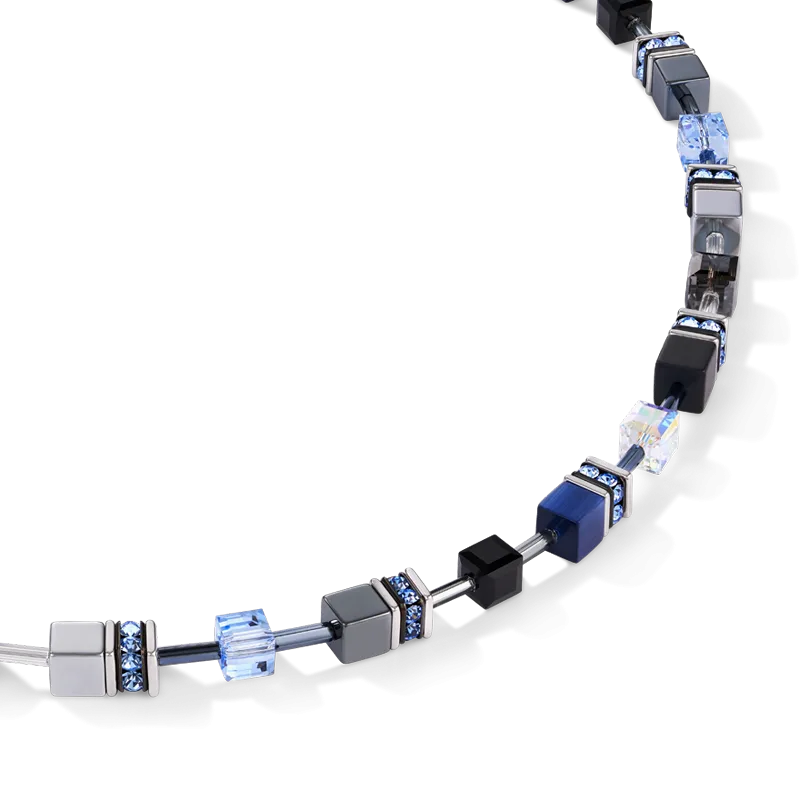 Necklace GeoCUBE® medium blue