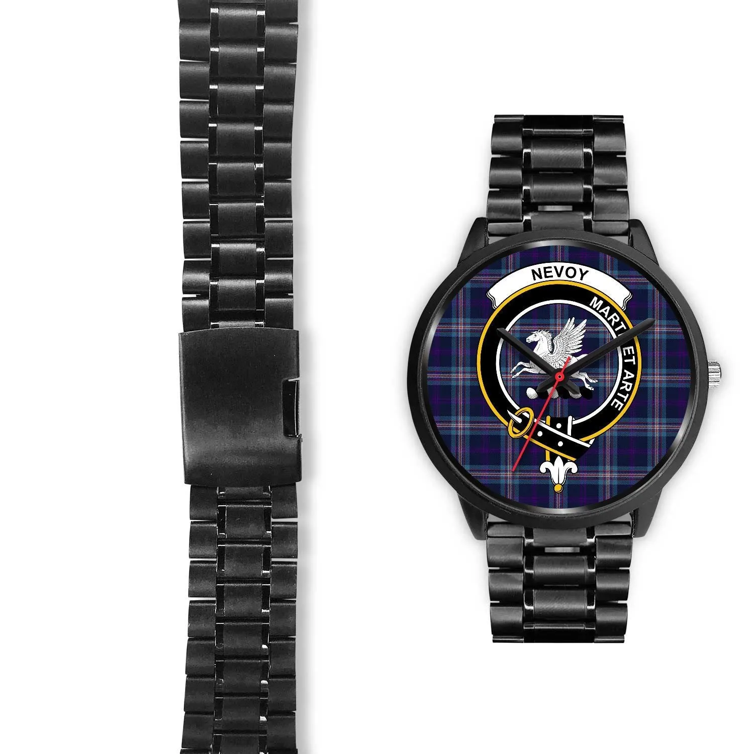 Nevoy Clan Badge Tartan Black Watch