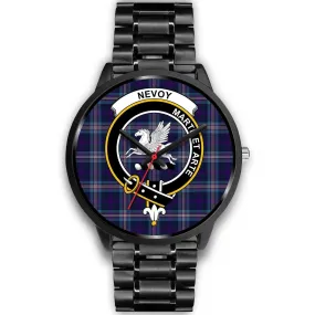 Nevoy Clan Badge Tartan Black Watch