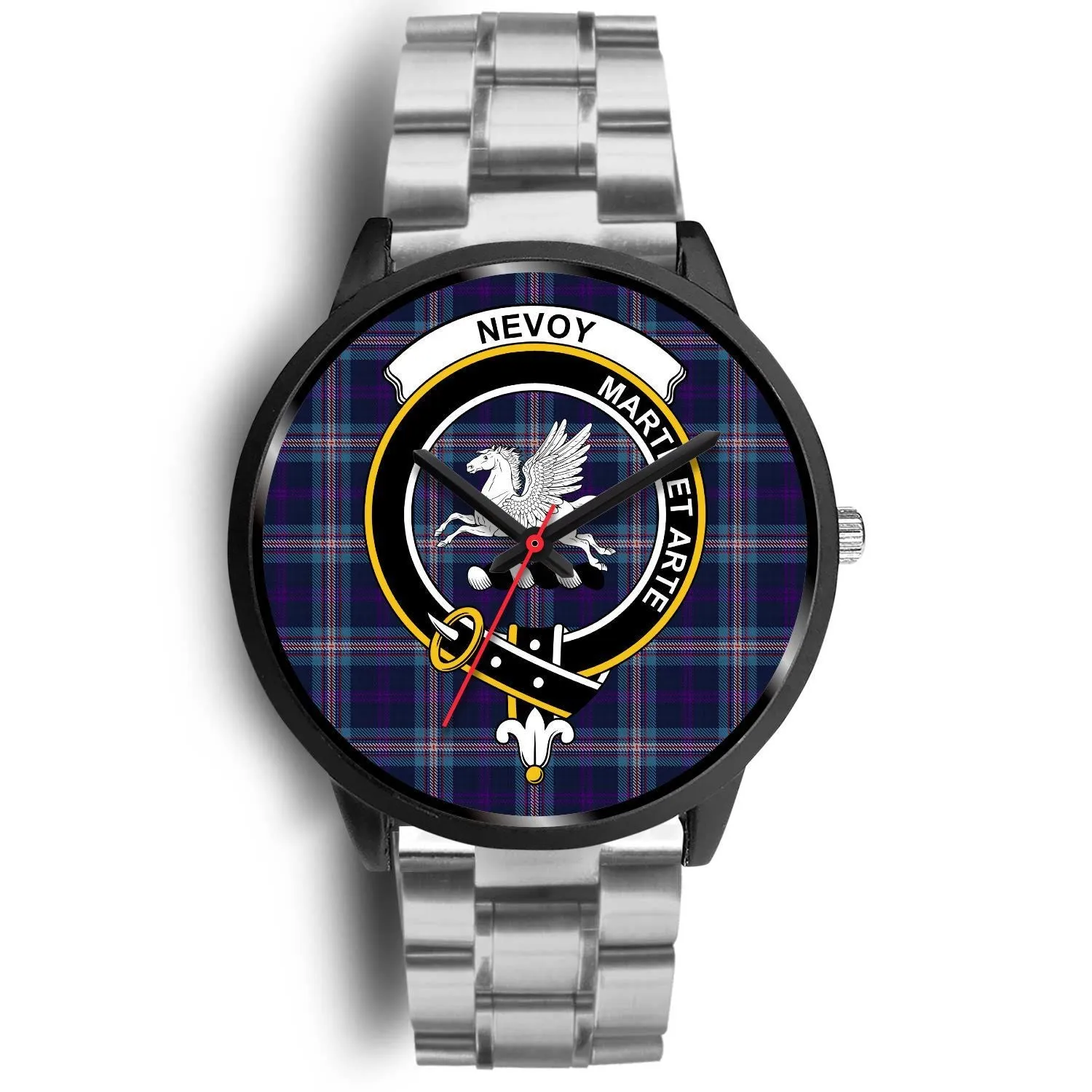 Nevoy Clan Badge Tartan Black Watch