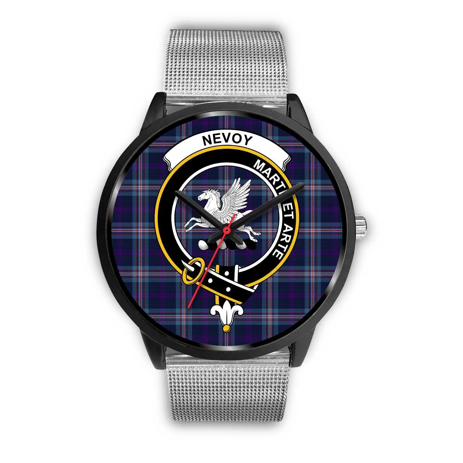 Nevoy Clan Badge Tartan Black Watch