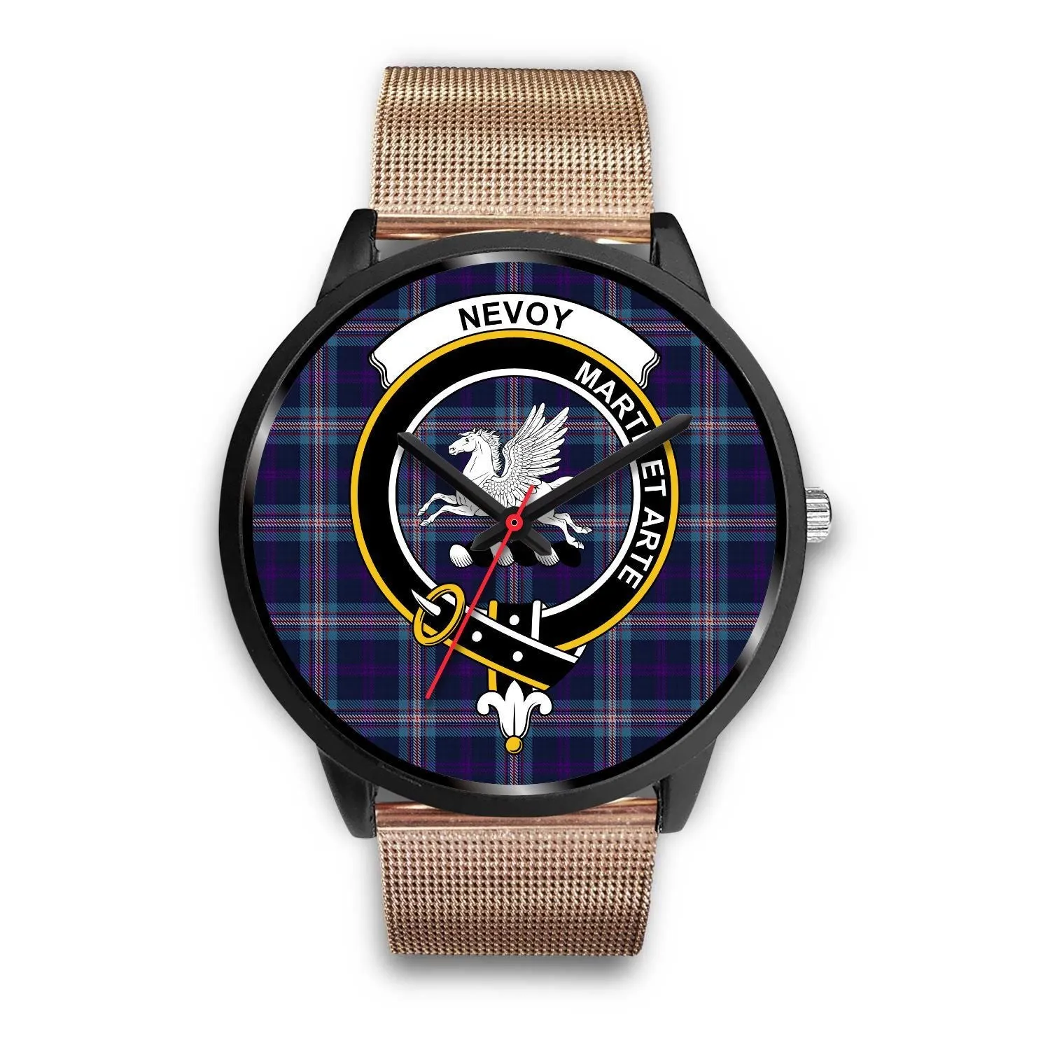 Nevoy Clan Badge Tartan Black Watch