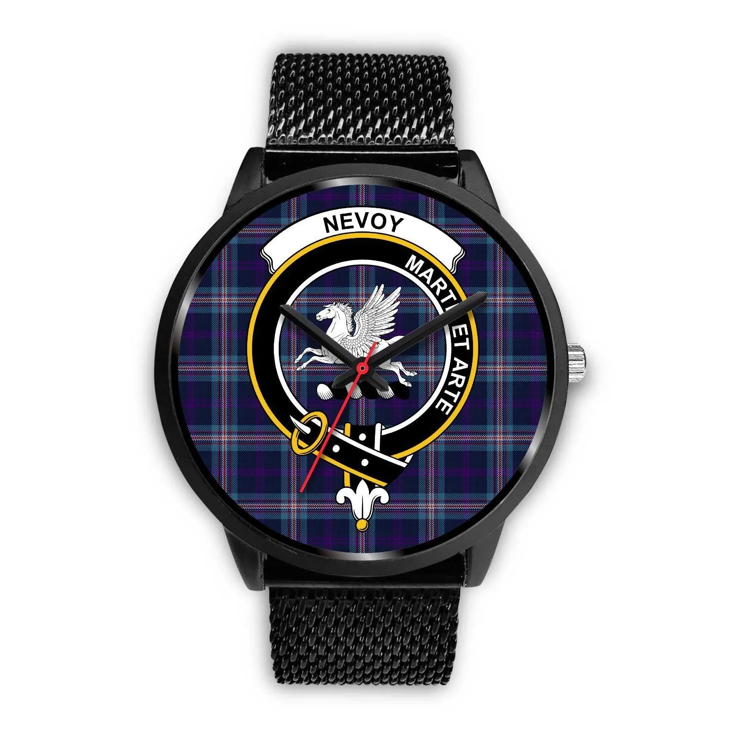 Nevoy Clan Badge Tartan Black Watch