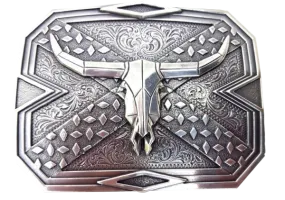 Nocona Steer Skull Buckle