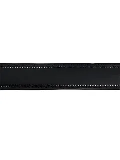 Padded Leather Belts - Black/Black