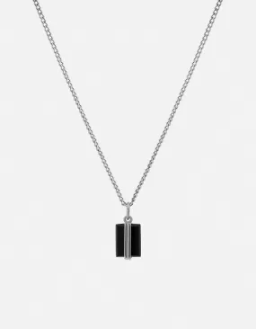 Paolo Onyx Necklace, Sterling Silver