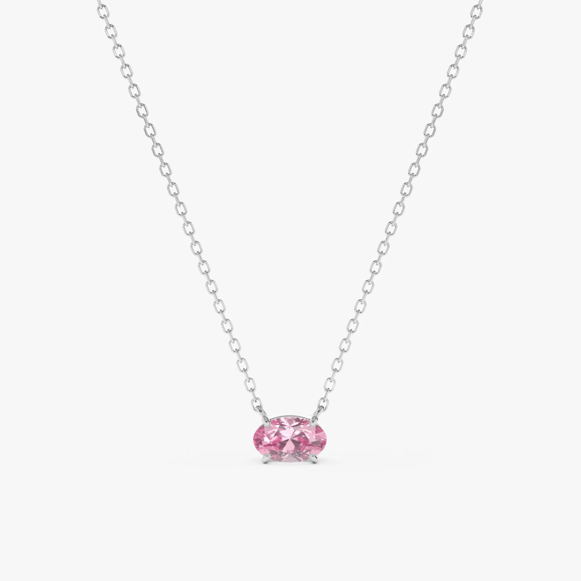 Pink Sapphire Necklace, Christie