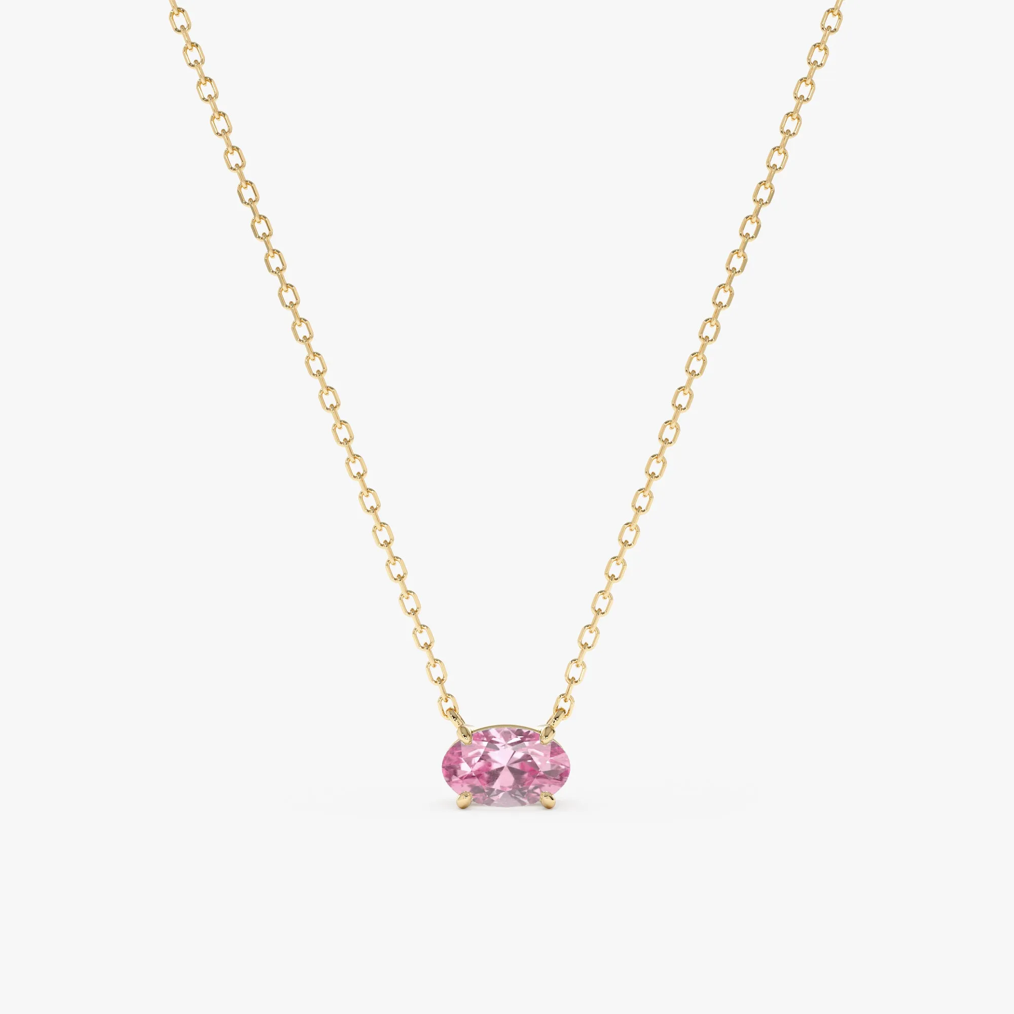 Pink Sapphire Necklace, Christie