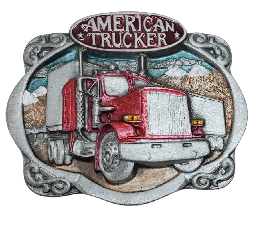 "American Trucker" Belt Buckle