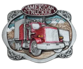 "American Trucker" Belt Buckle